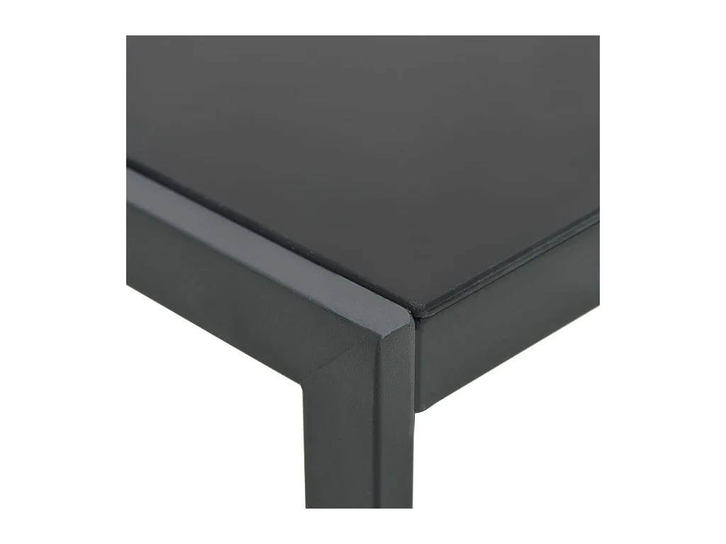 Espreguiçadeiras com mesa 2 pcs textilene e aço