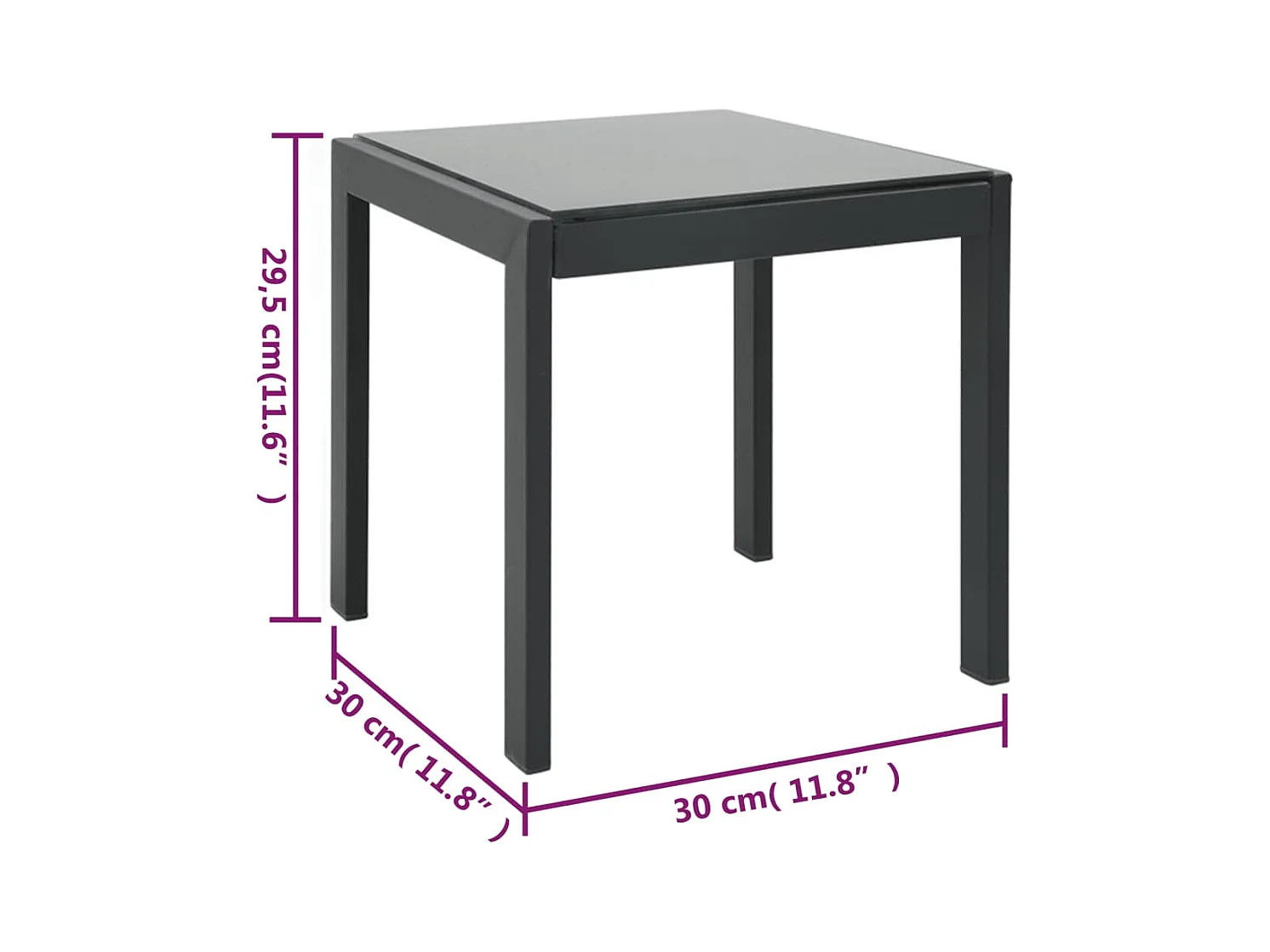 Espreguiçadeiras com mesa 2 pcs textilene e aço