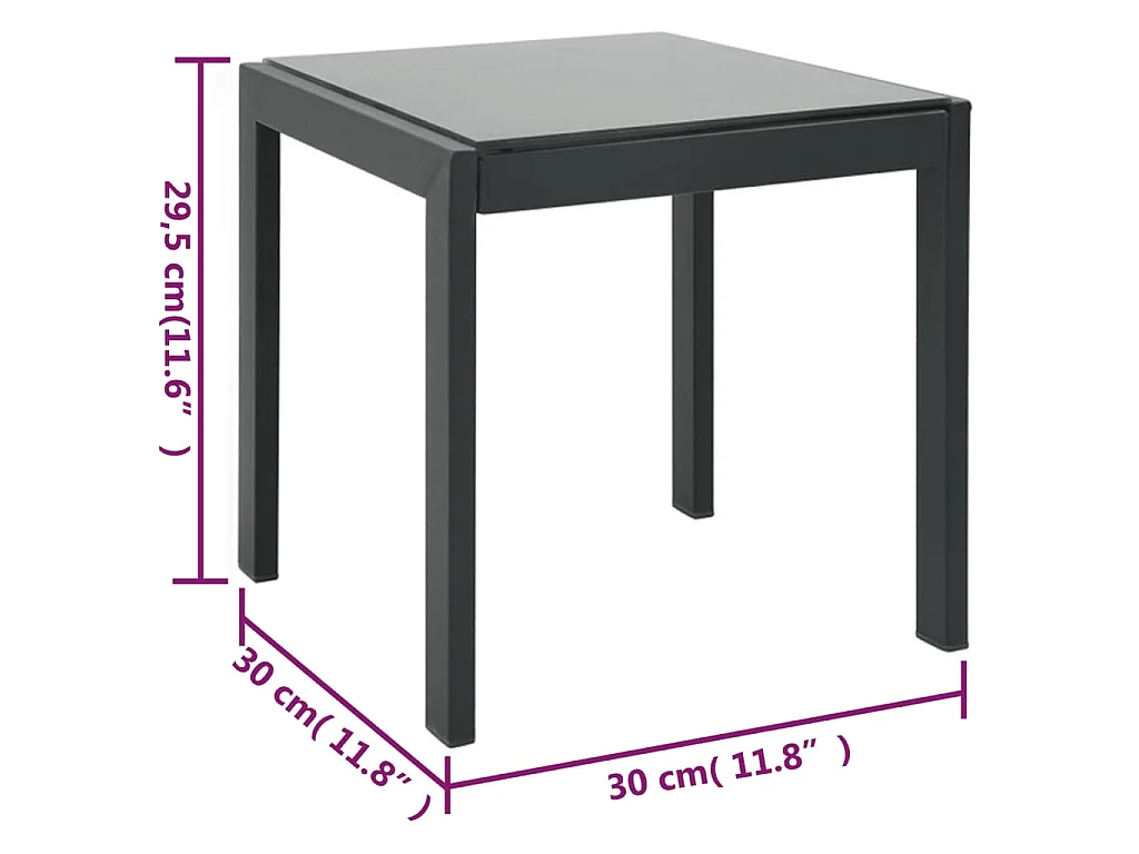 Ligbedden 2 st met tafel textileen en staal