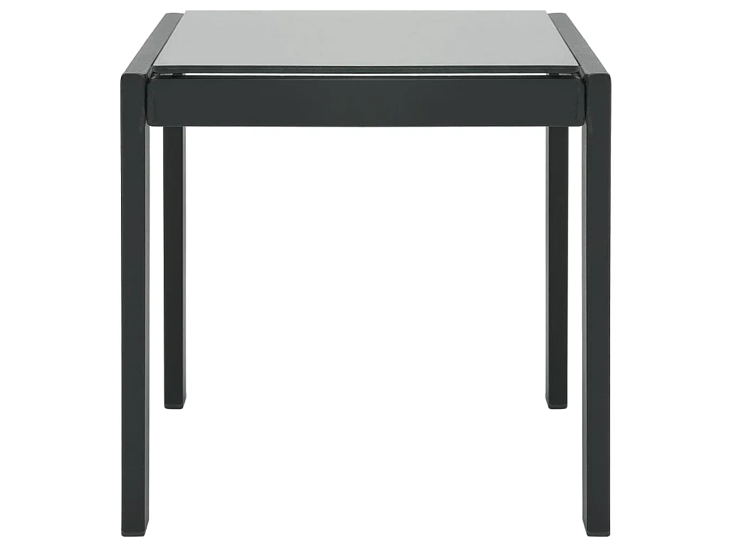Ligbedden 2 st met tafel textileen en staal