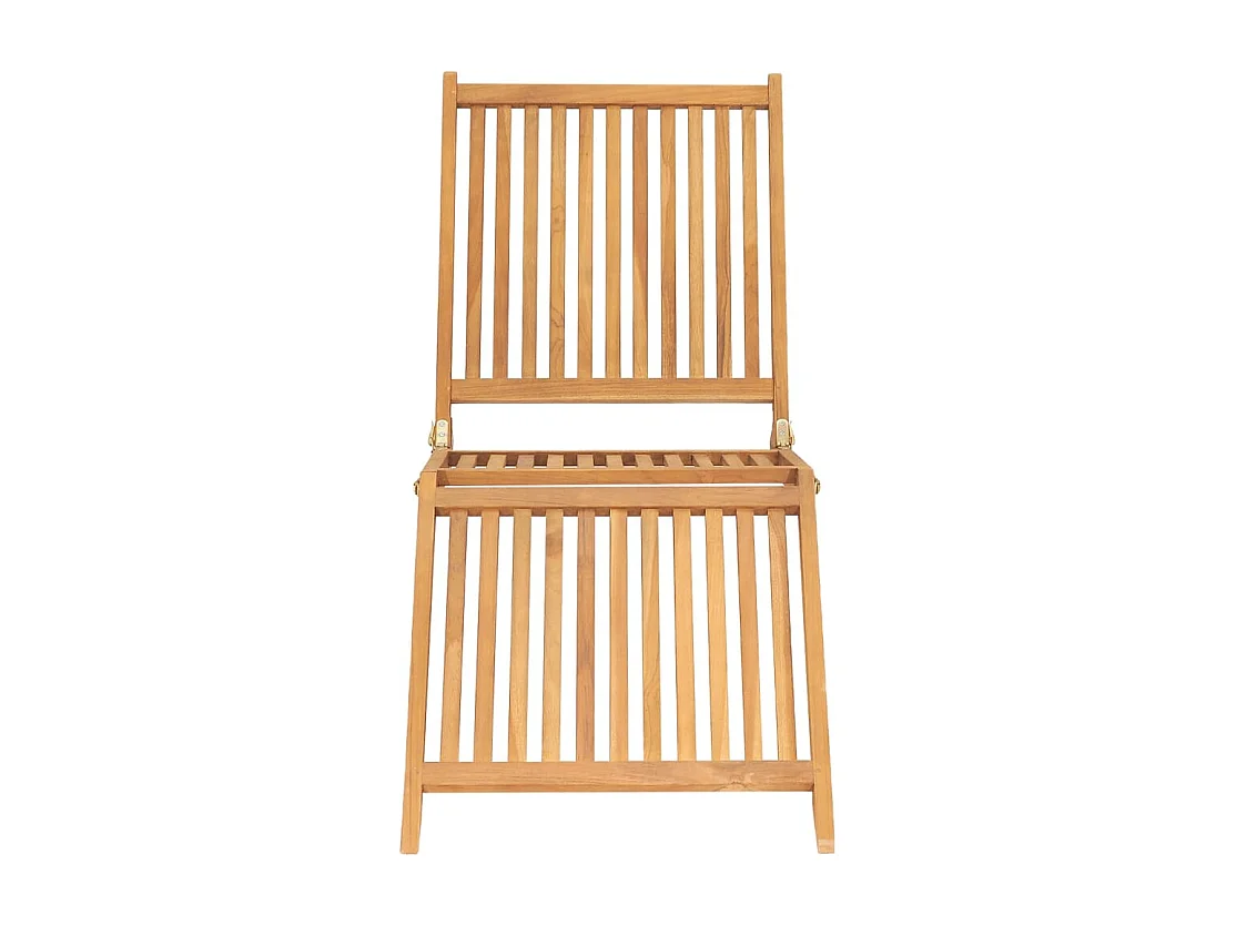 Chaise longue bois de teck solide