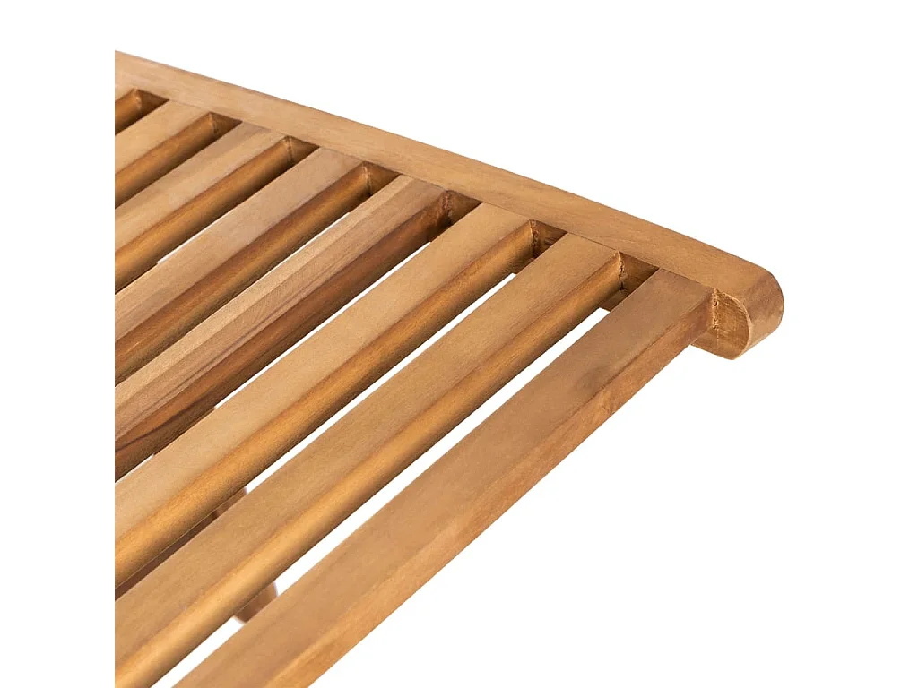 Sonnenliege Massivholz Teak