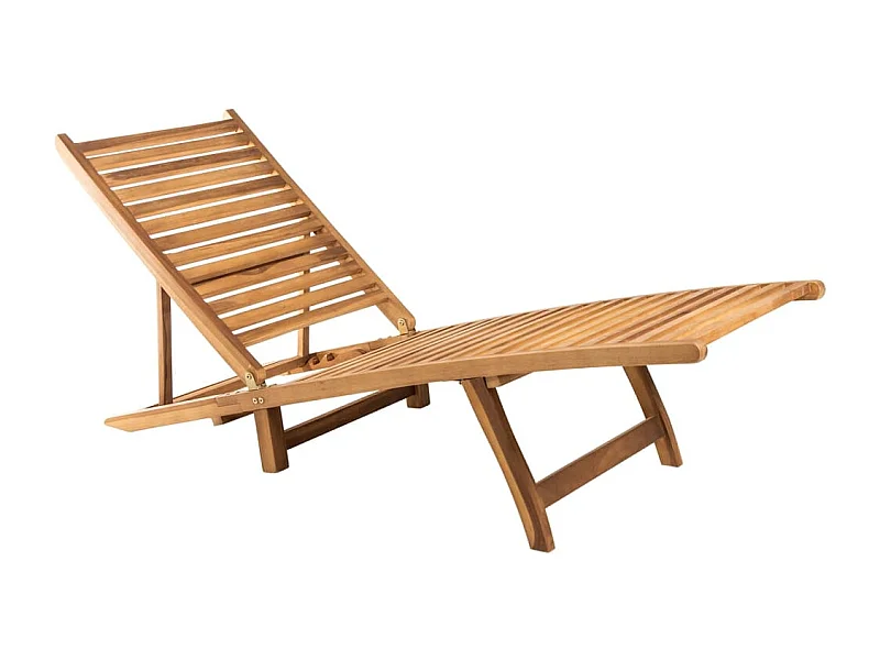 Sonnenliege Massivholz Teak