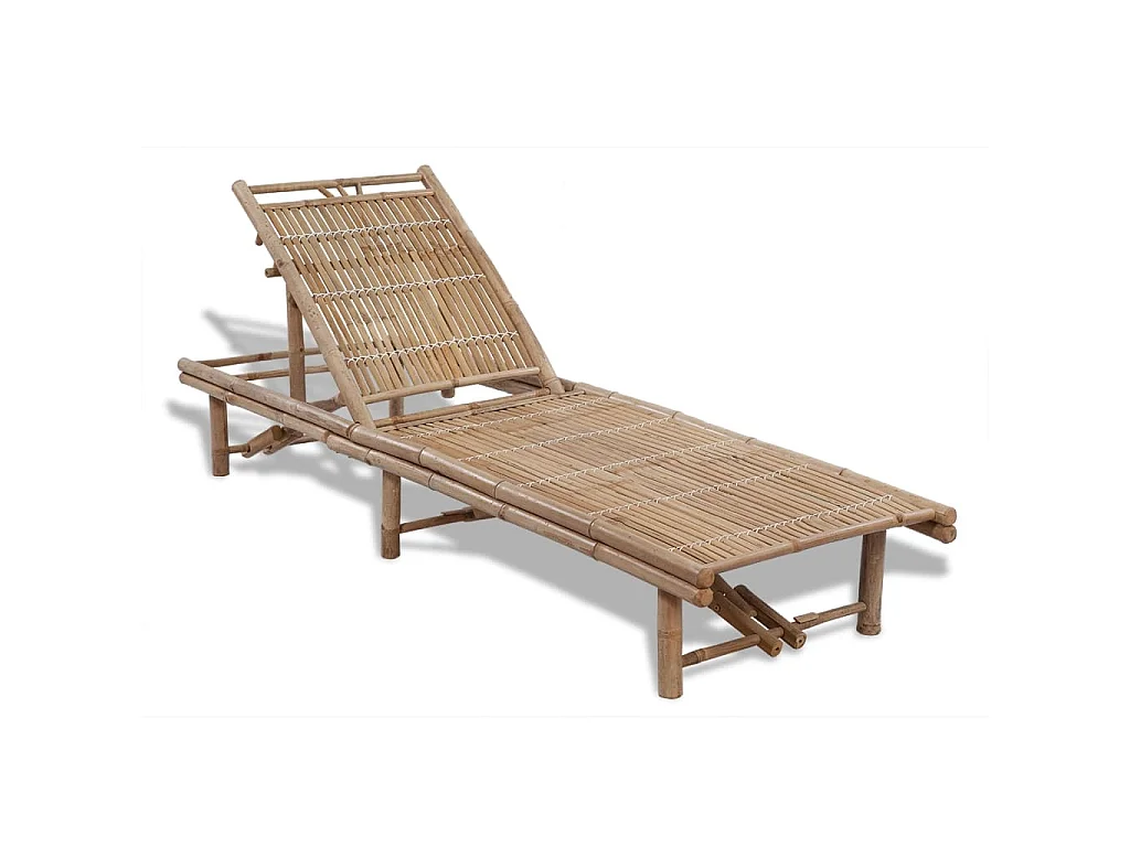 Chaise longue Bambou