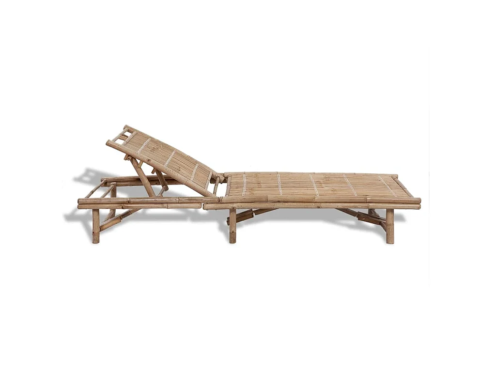Chaise longue Bambou