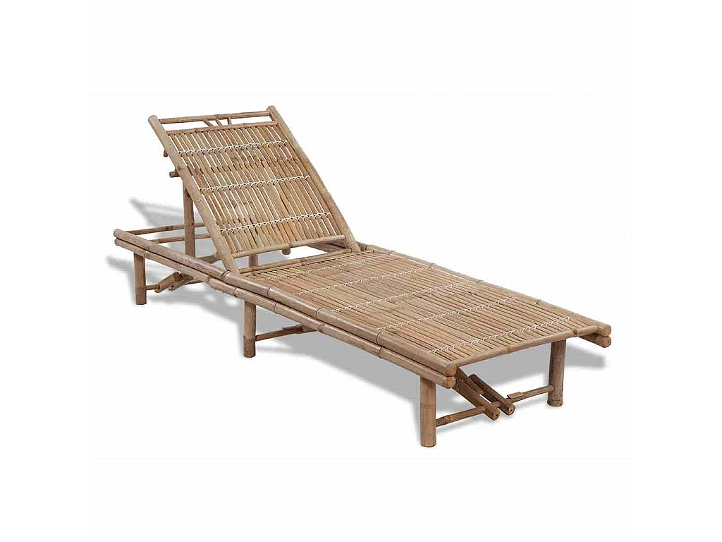 Chaise longue Bambou