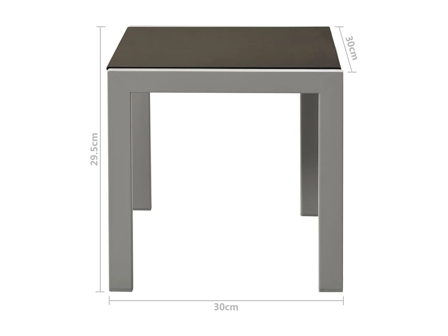 Sonnenliegen 2 Stk. mit Tisch Stahl und Textilene Schwarz