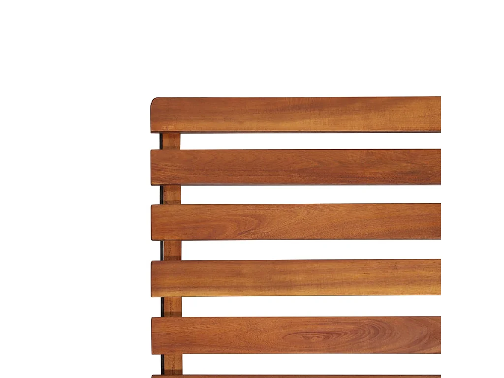 Chaise de terrasse d'extérieur Bois d'acacia solide