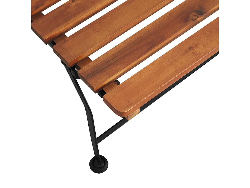 Outdoor Liegestuhl Akazienholz Massiv