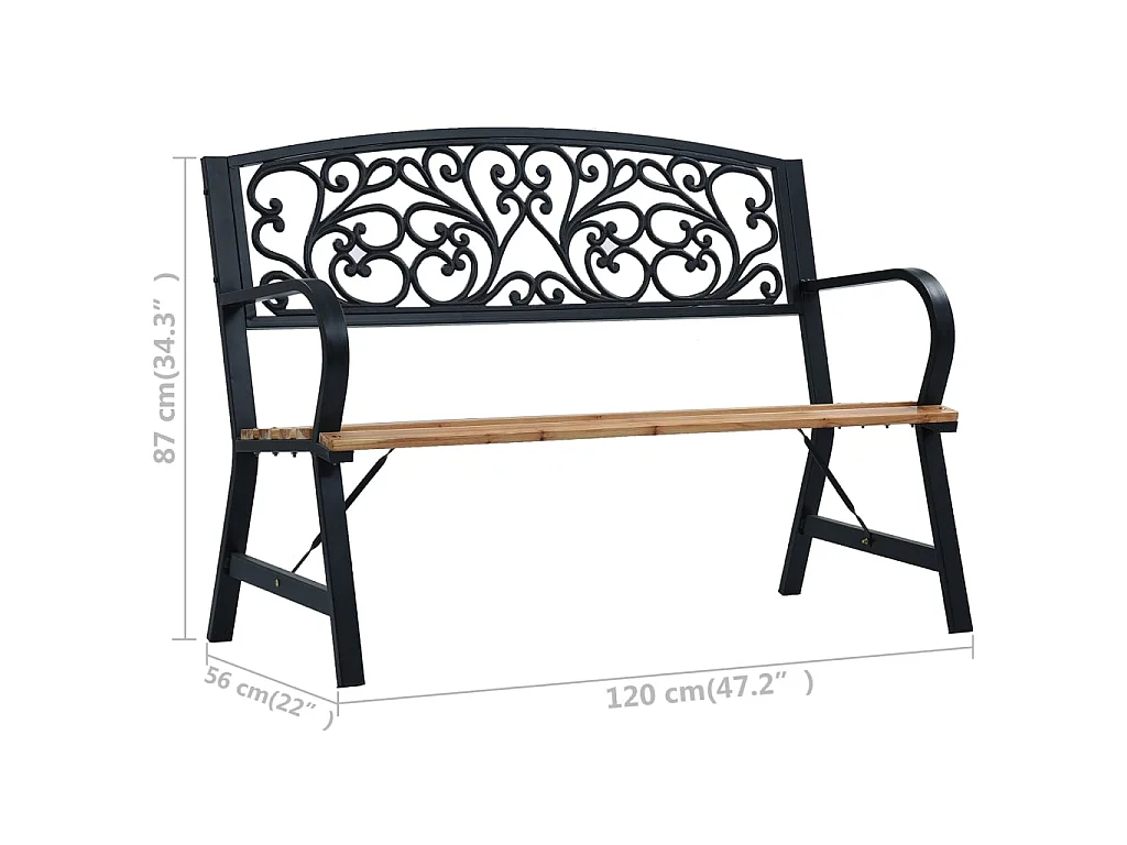 Tuinbank 120 cm hout