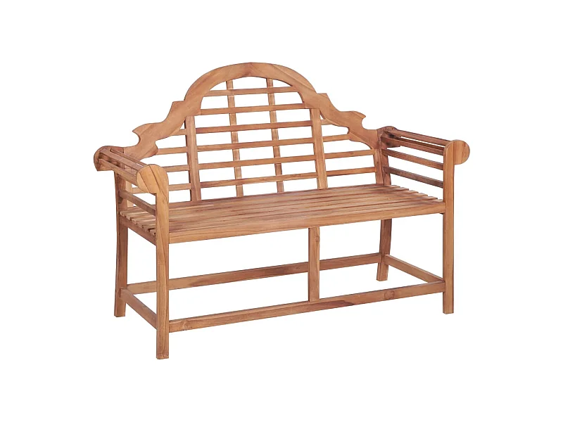 Banc de jardin 127x58,5x92,5 cm Bois massif de teck