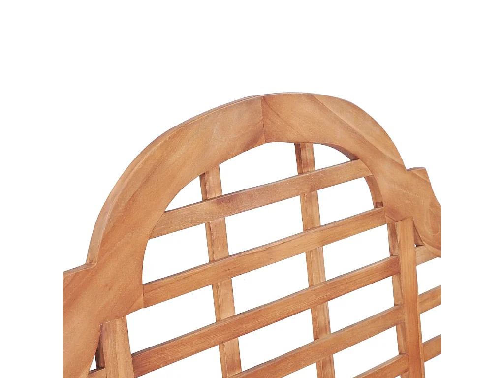 Gartenbank 127x58,5x92,5 cm Massivholz Teak