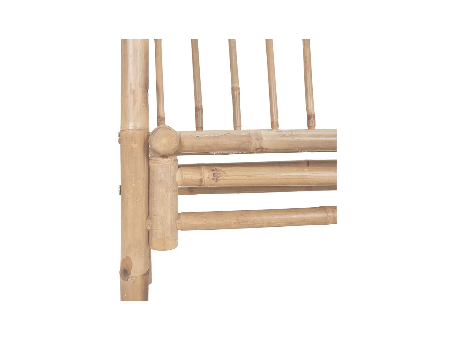 Banco de jardim com pérgola 116 cm bambu