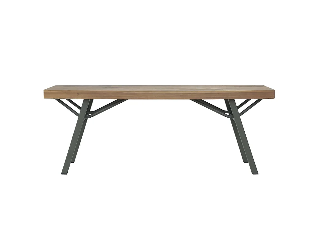 Banc de jardin 120 cm Bois d'acacia solide