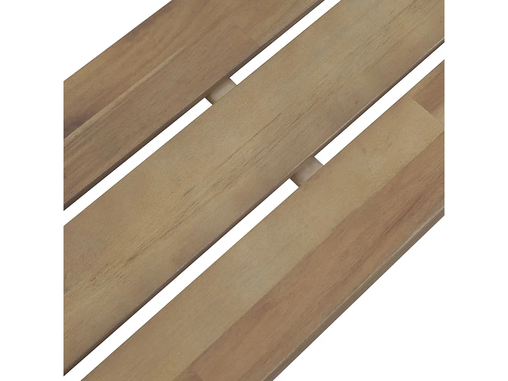 Banc de jardin 120 cm Bois d'acacia solide
