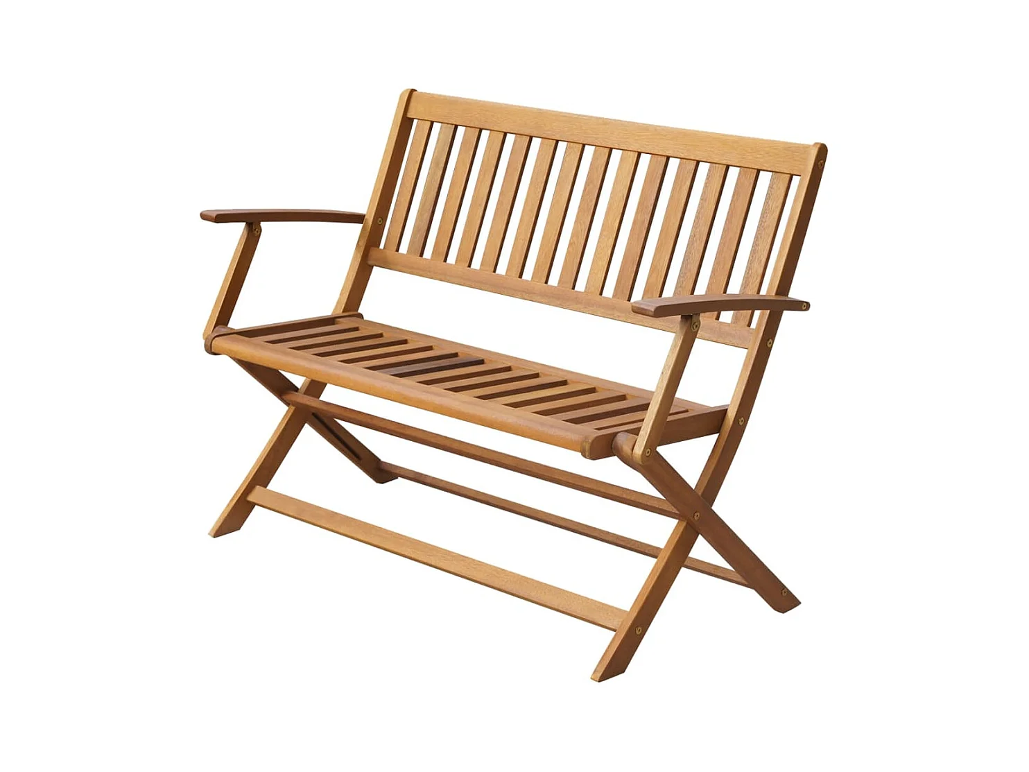Banc de jardin 120 cm Bois d'acacia solide