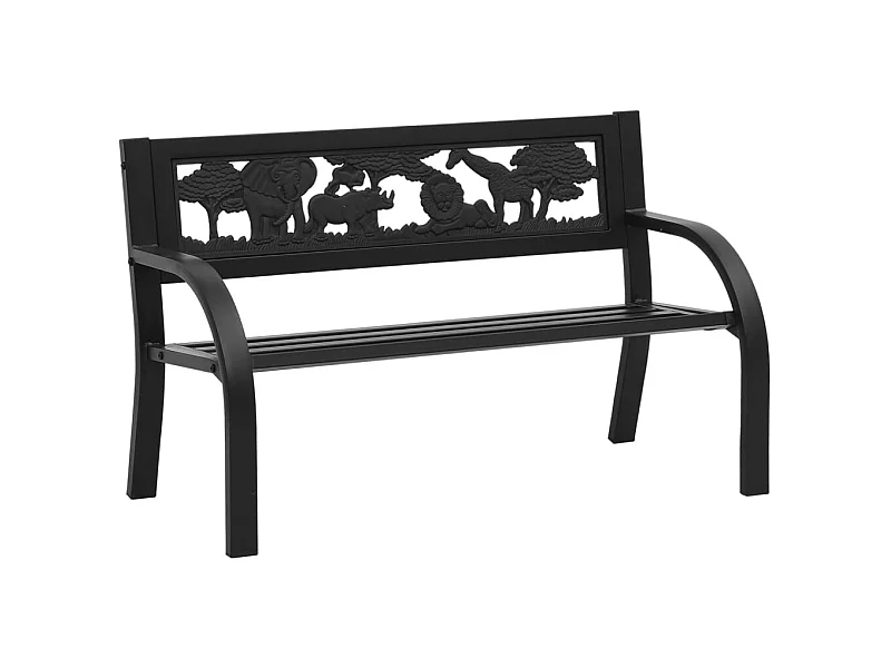 Kinder-Gartenbank 86 cm Stahl