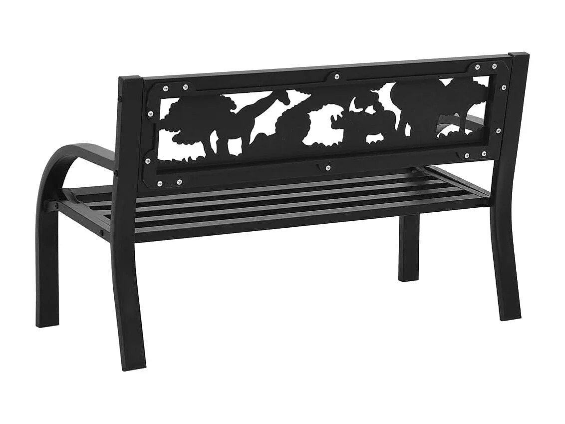 Kinder-Gartenbank 86 cm Stahl