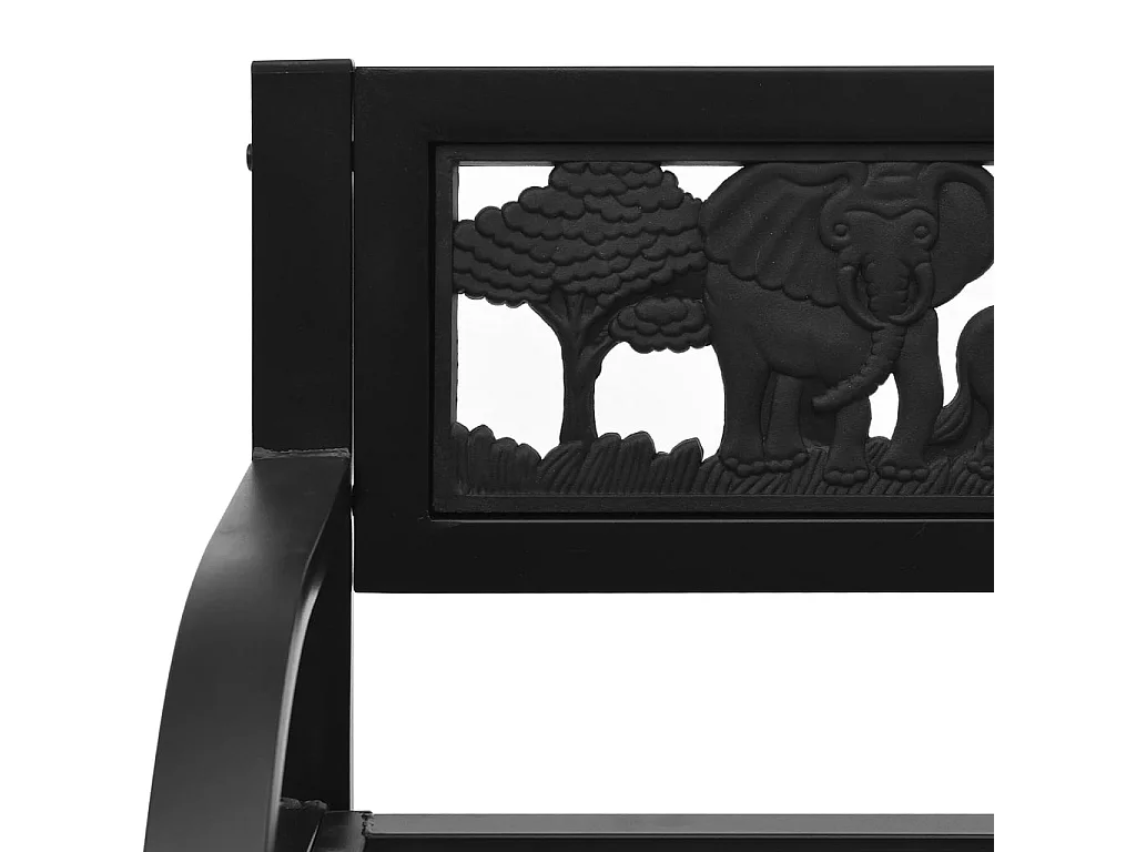 Banc de jardin pour enfants 86 cm acier