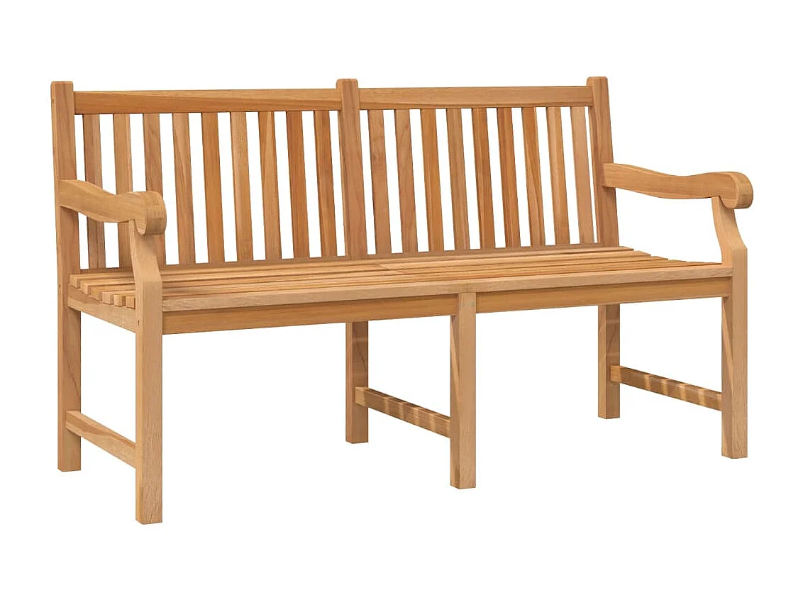 Banc de jardin 150 cm bois de teck massif