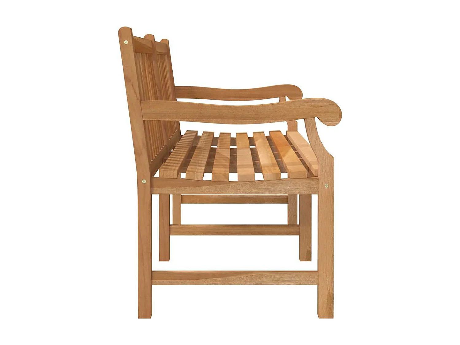 Gartenbank 150 cm Massivholz Teak