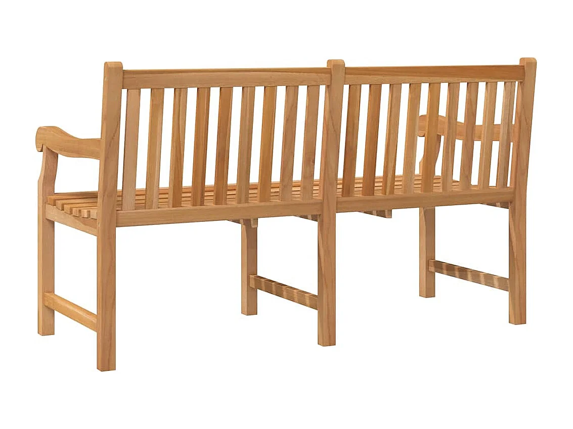 Gartenbank 150 cm Massivholz Teak