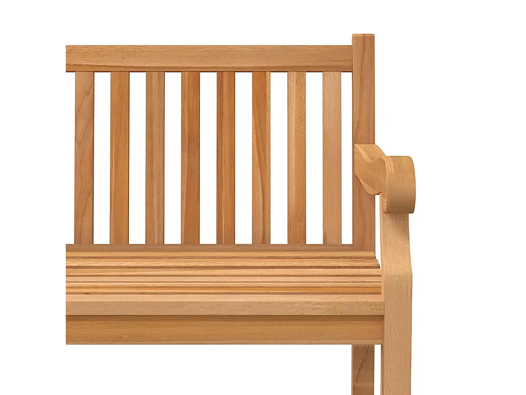 Banc de jardin 150 cm bois de teck massif