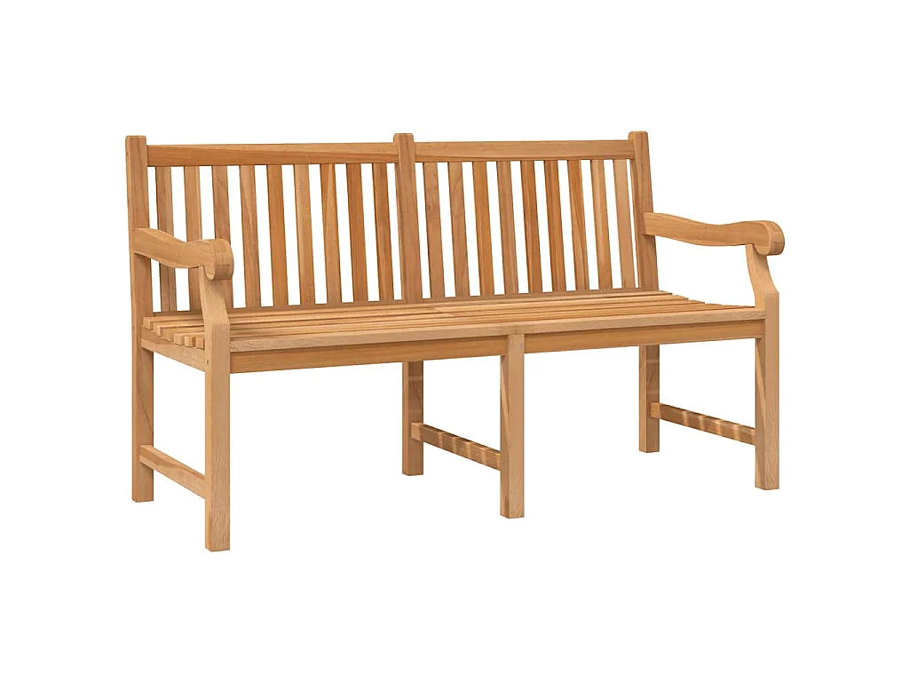 Panca da Giardino 150 cm in Legno Massello di Teak