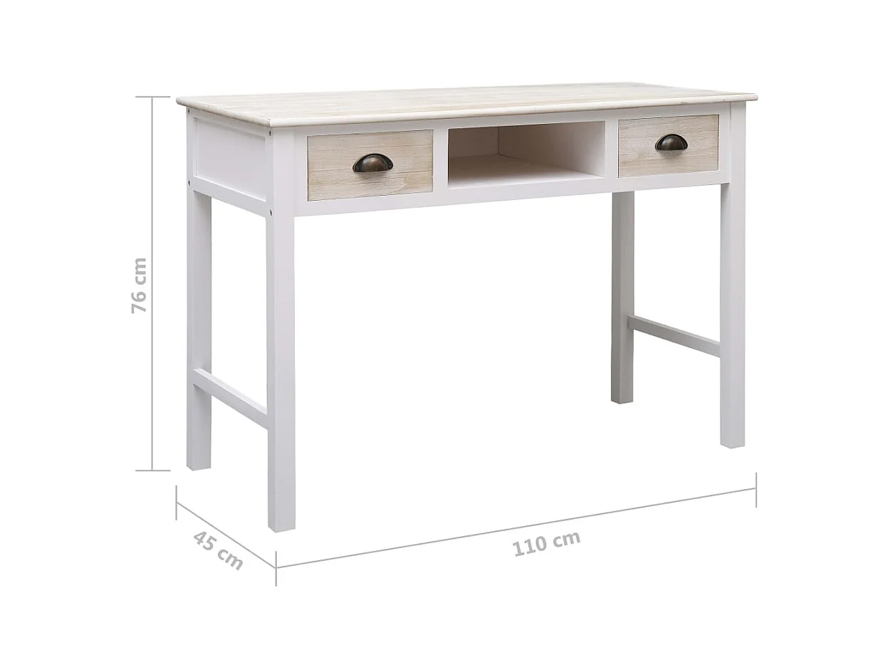 Mesa consola 110x45x76 cm madeira