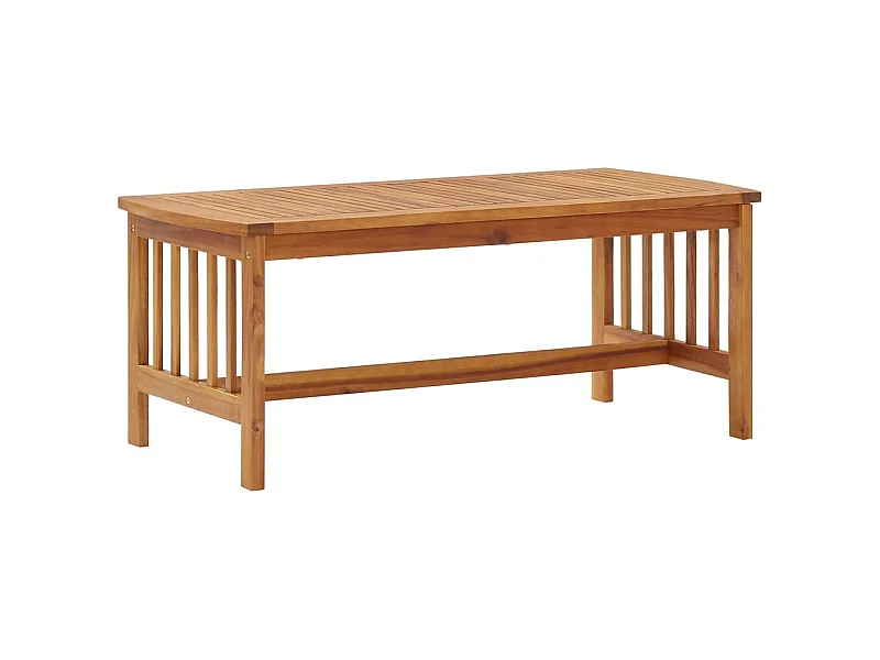 Couchtisch 102x50x43 cm Massivholz Akazie