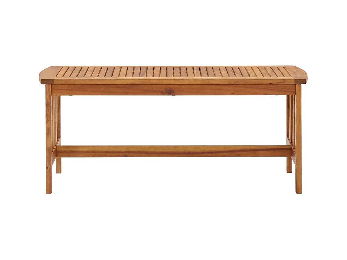 Couchtisch 102x50x43 cm Massivholz Akazie