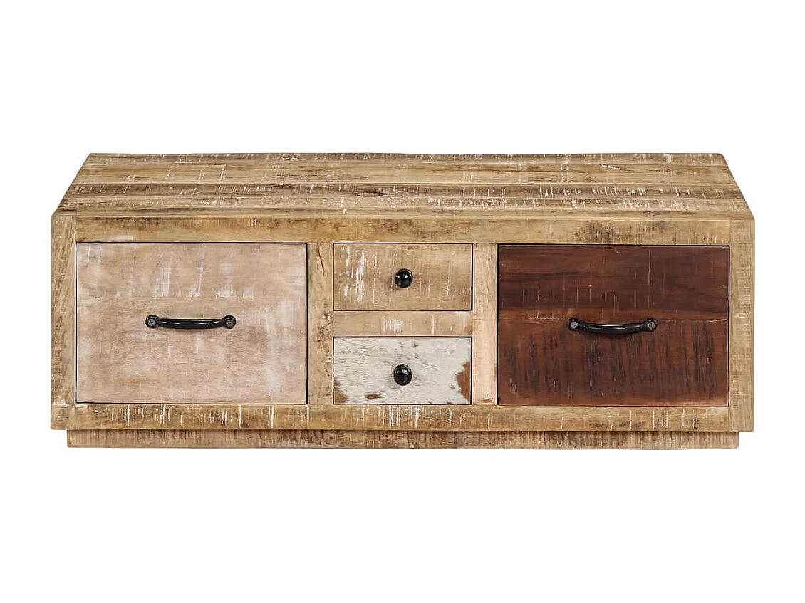 Salontafel 90x60x30 cm massief mangohout