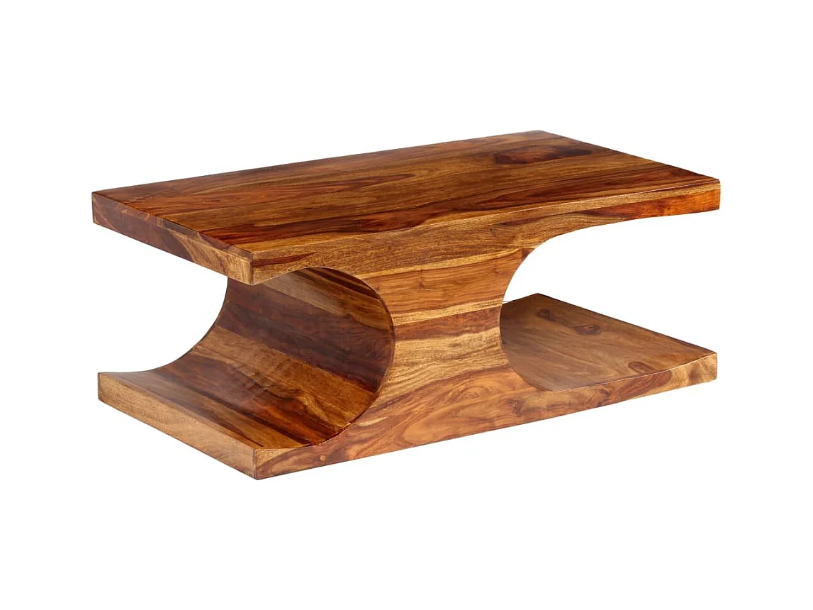 Table basse Bois massif 90x50x35 cm