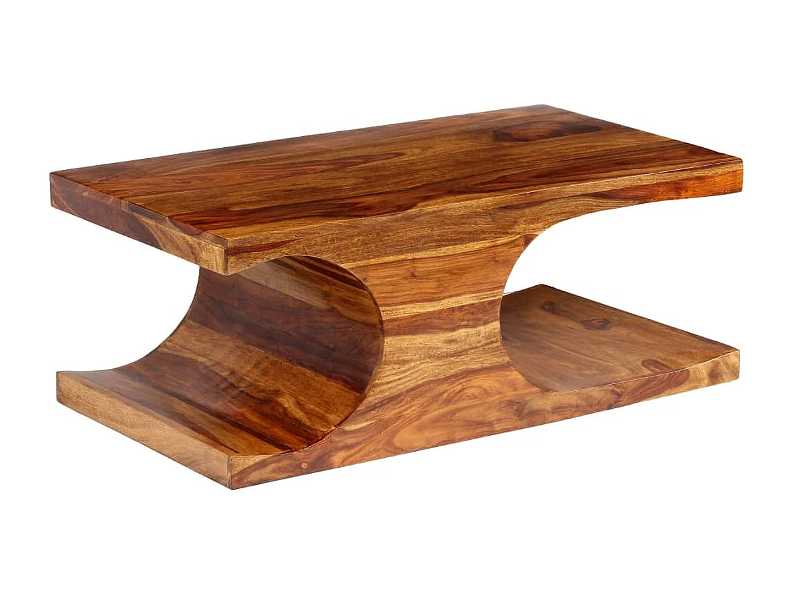 Table basse Bois massif 90x50x35 cm