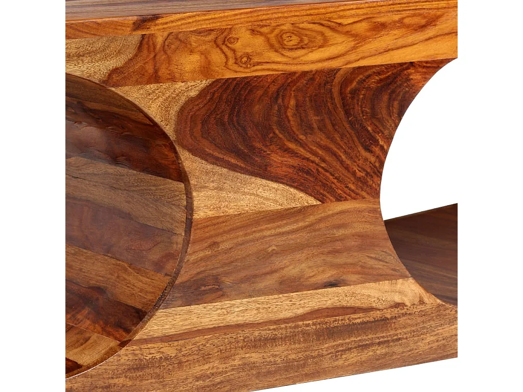 Table basse Bois massif 90x50x35 cm