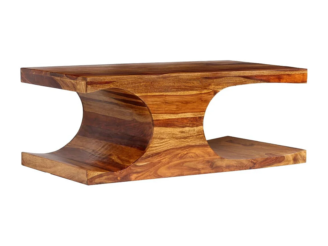 Table basse Bois massif 90x50x35 cm