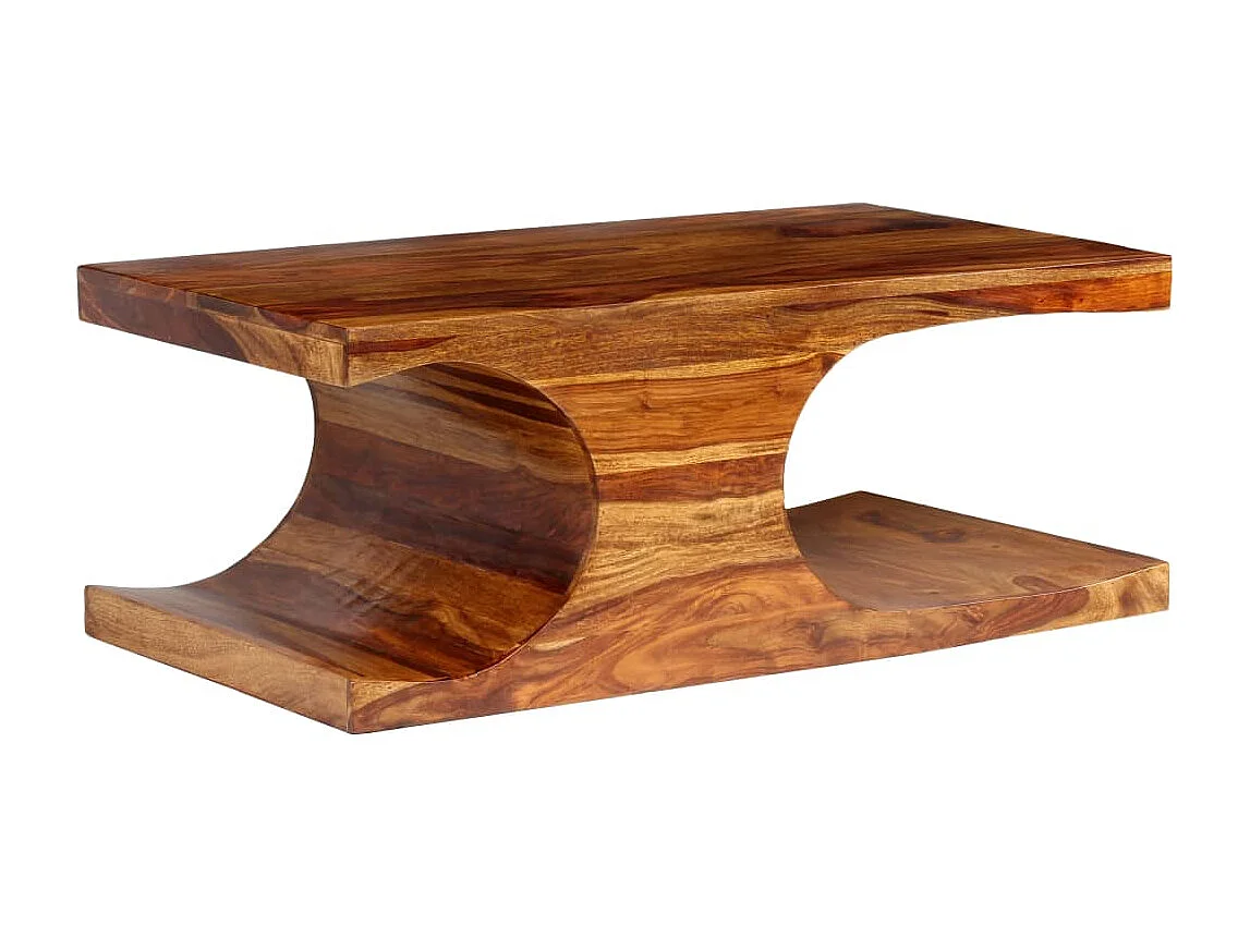 Table basse Bois massif 90x50x35 cm