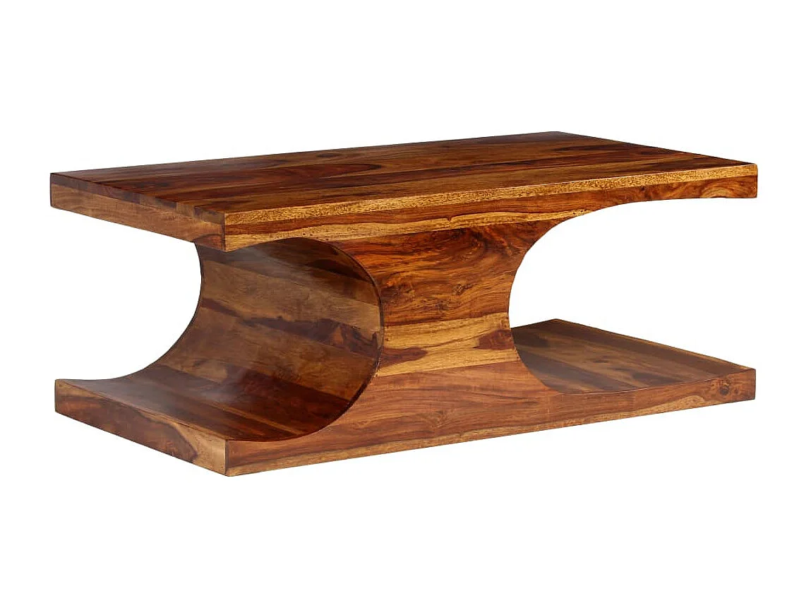 Table basse Bois massif 90x50x35 cm