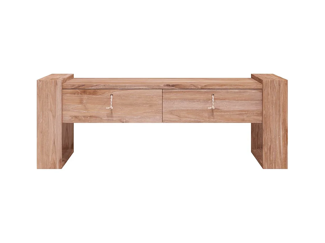 Table basse 110x60x40 cm Bois de teck massif