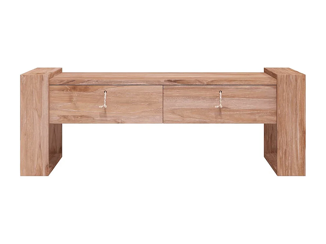 Couchtisch 110×60×40 cm Teak Massivholz
