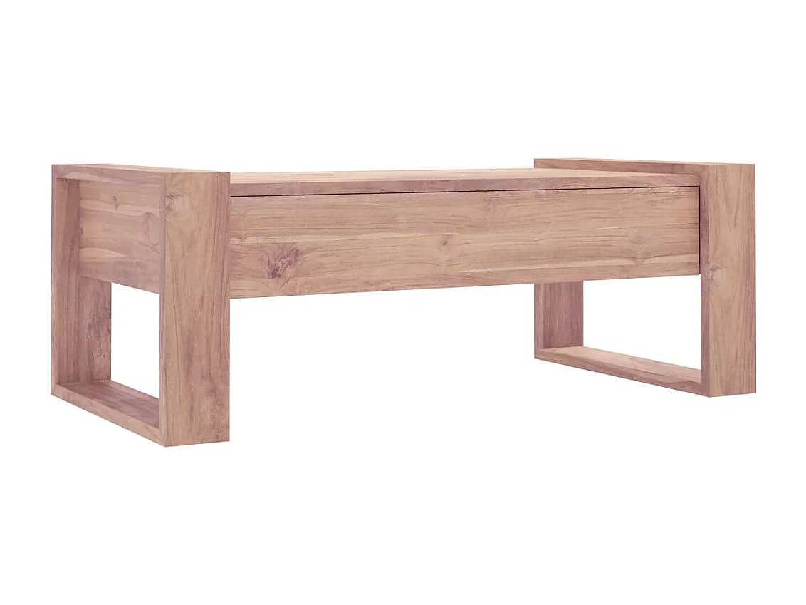 Couchtisch 110×60×40 cm Teak Massivholz