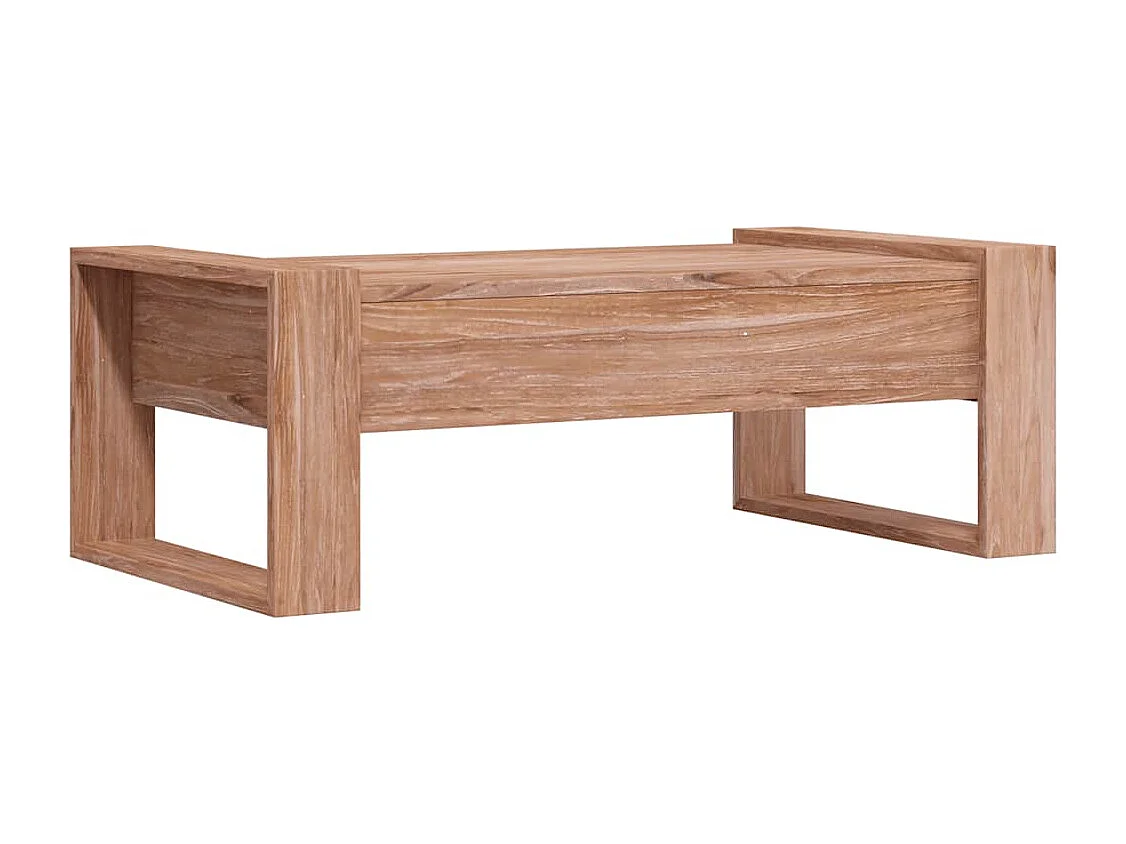 Couchtisch 110×60×40 cm Teak Massivholz