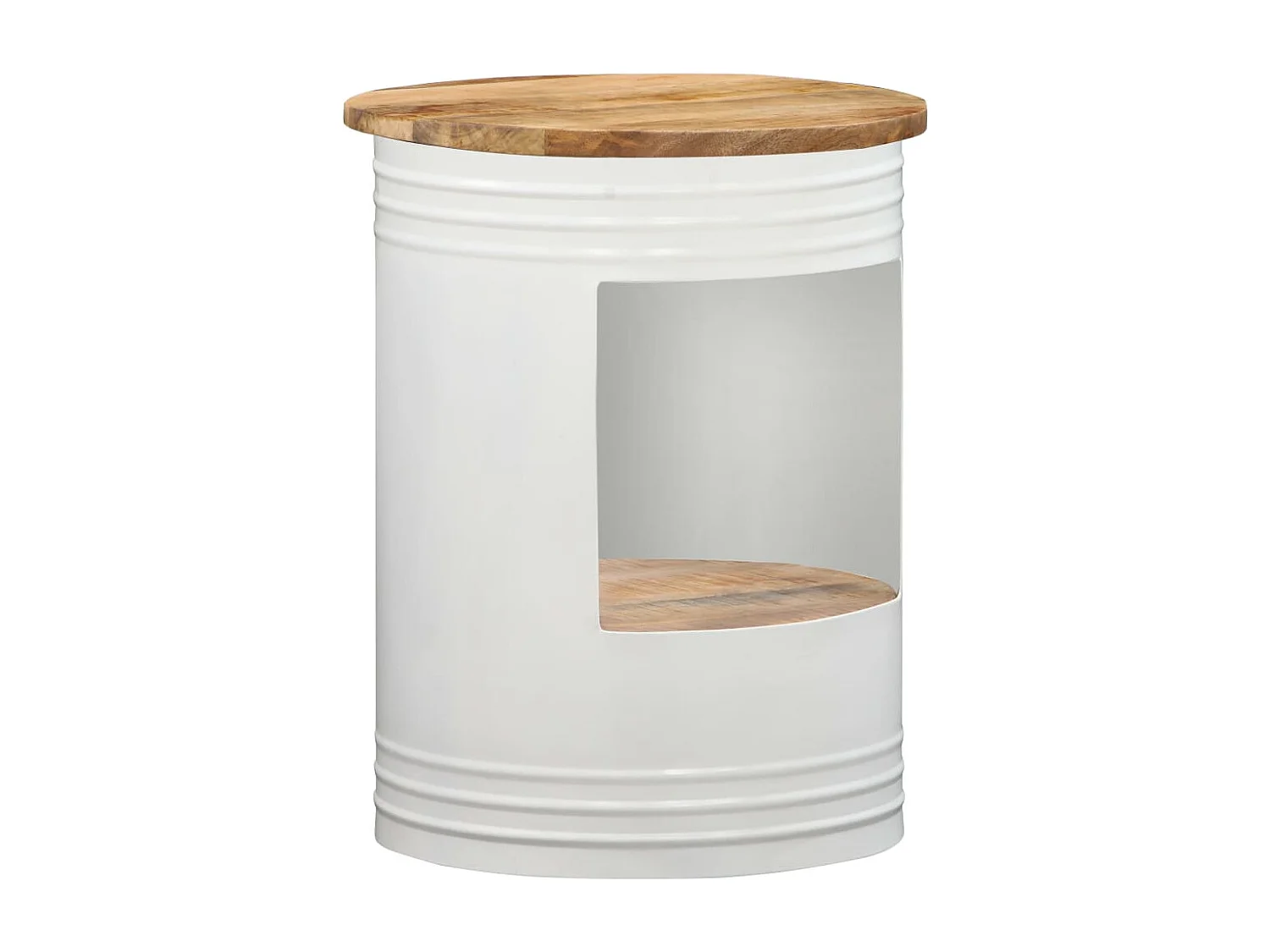 Table basse 43x55 cm Bois de manguier solide