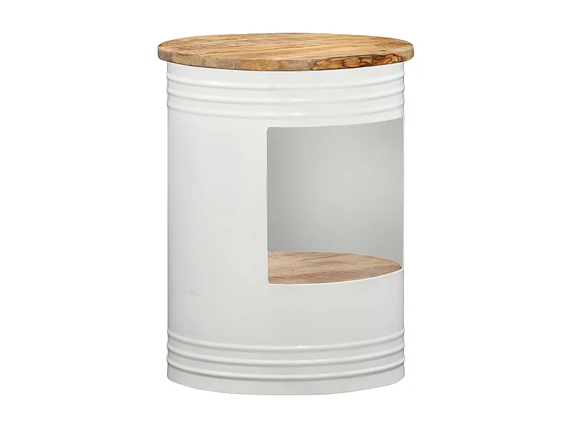 Table basse 43x55 cm Bois de manguier solide