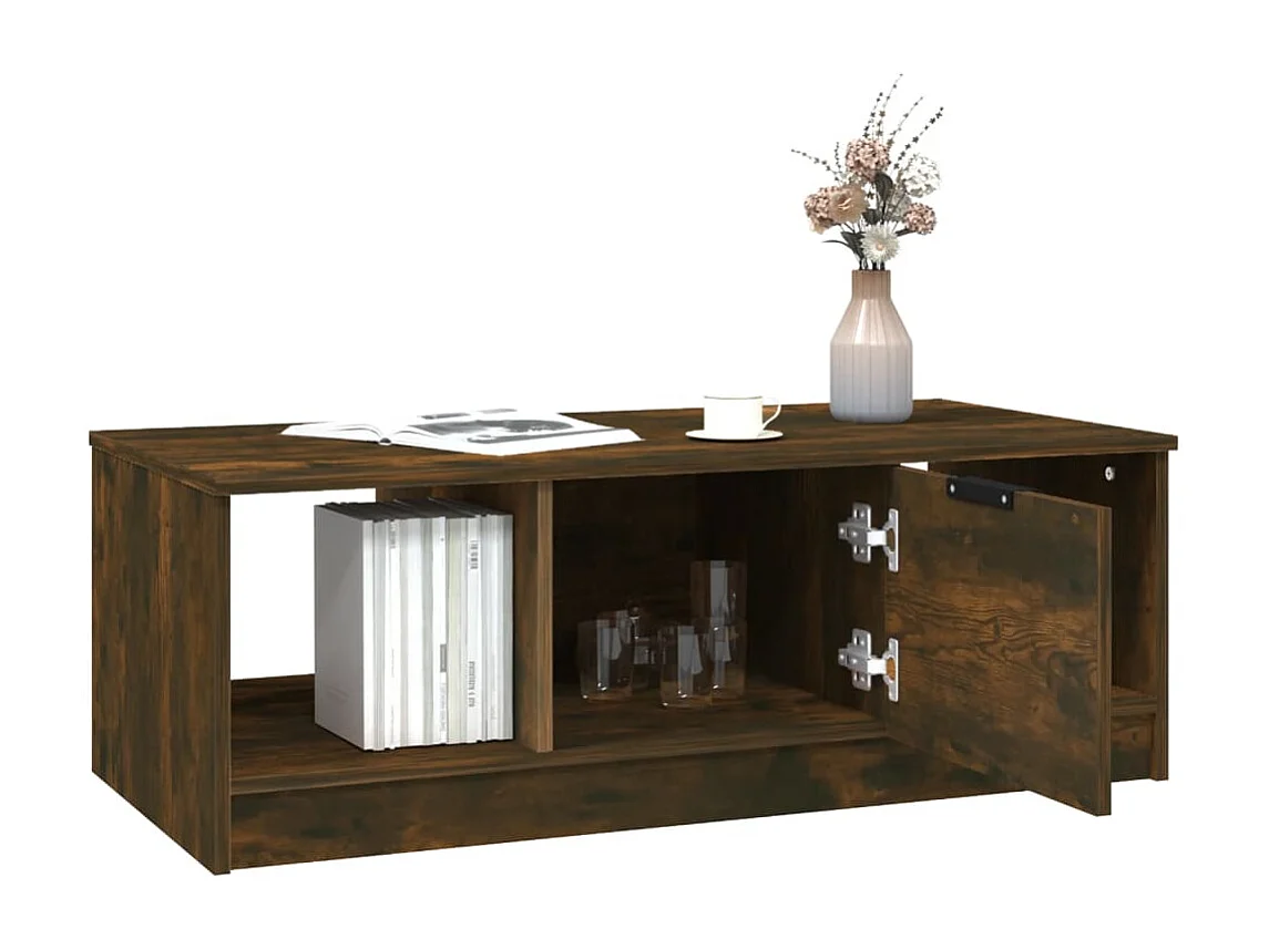 Couchtisch Räuchereiche 102x50x36 cm Holzwerkstoff