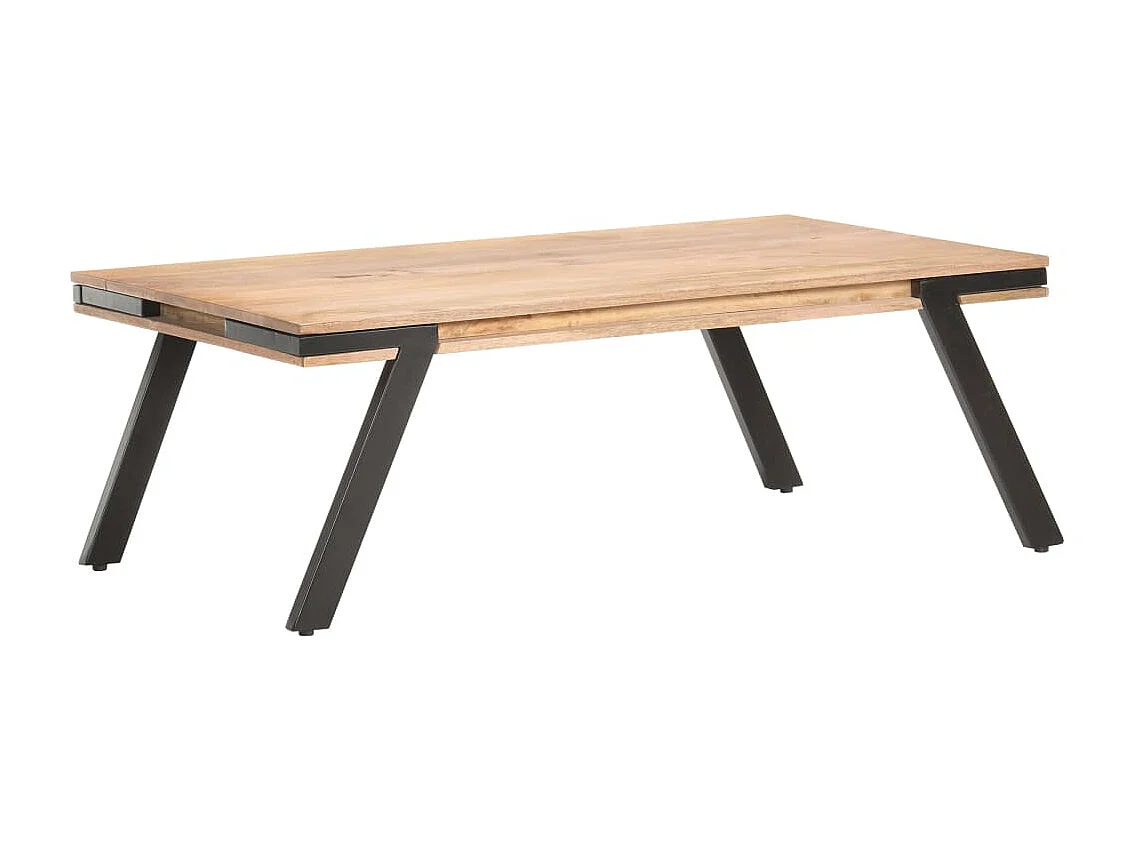 Couchtisch 114x65x40 cm Mango Massivholz