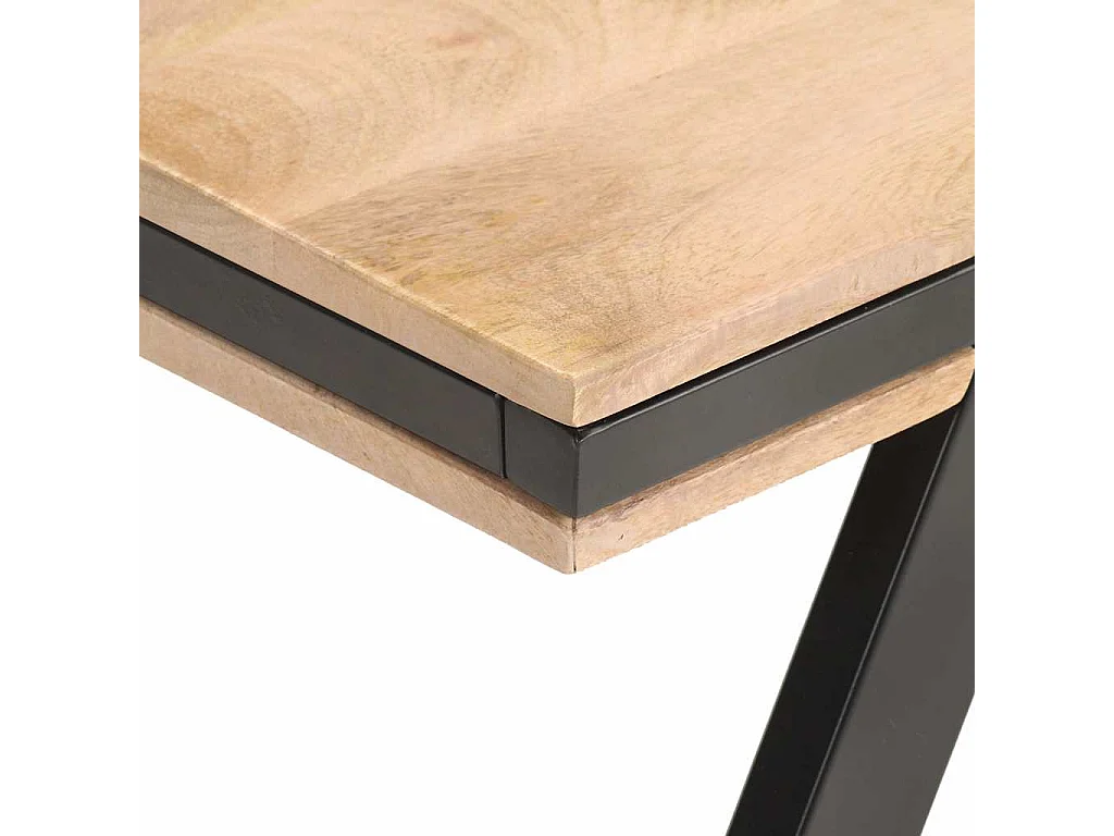 Salontafel 114x65x40 cm massief mangohout