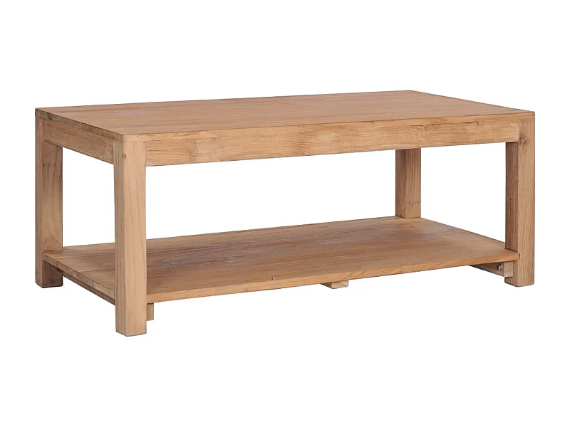 Mesa de centro 100x50x40 cm madeira de teca maciça