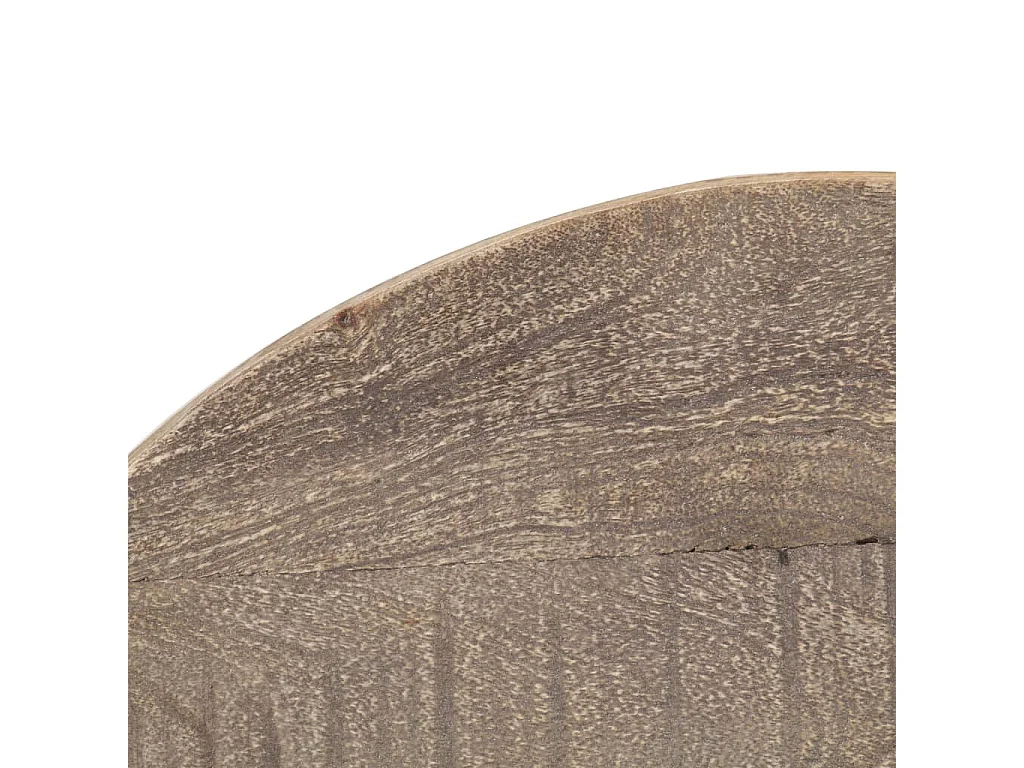 Ensemble de 2 tables basses Forme de bol Bois manguier massif