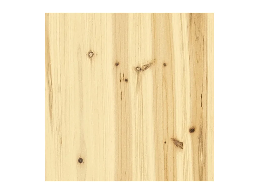 Mesa de centro de madera maciza de abeto 110x50x33,5 cm